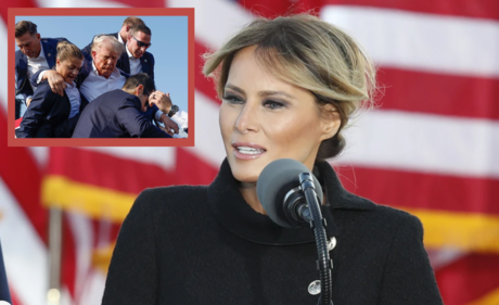 Melania Trump agradece a los agentes por proteger a su esposo durante el tiroteo