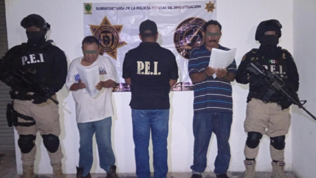 Detienen a dos hombres por doble homicidio en la  carretera Oxkutzcab-Maní