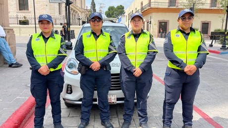 Policía Turistica de Saltillo despliega operativo de atención a visitantes