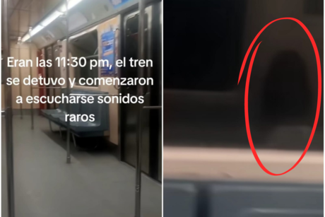 ¿La mujer sonriente? Captan sonidos y figura espectral en metro de CDMX (VIDEO)