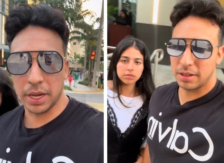 Influencer denuncia que lo corrieron de un buffet de carnes. Foto. TikTok Captura de Imagen.