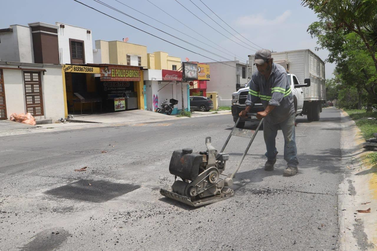 Las cuadrillas llevaron a cabo las reparaciones por medio del programa de Bacheo Permanente. Foto. Gobierno de García