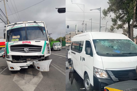 9 Lesionados por choque entre camión y combi en Zaragoza