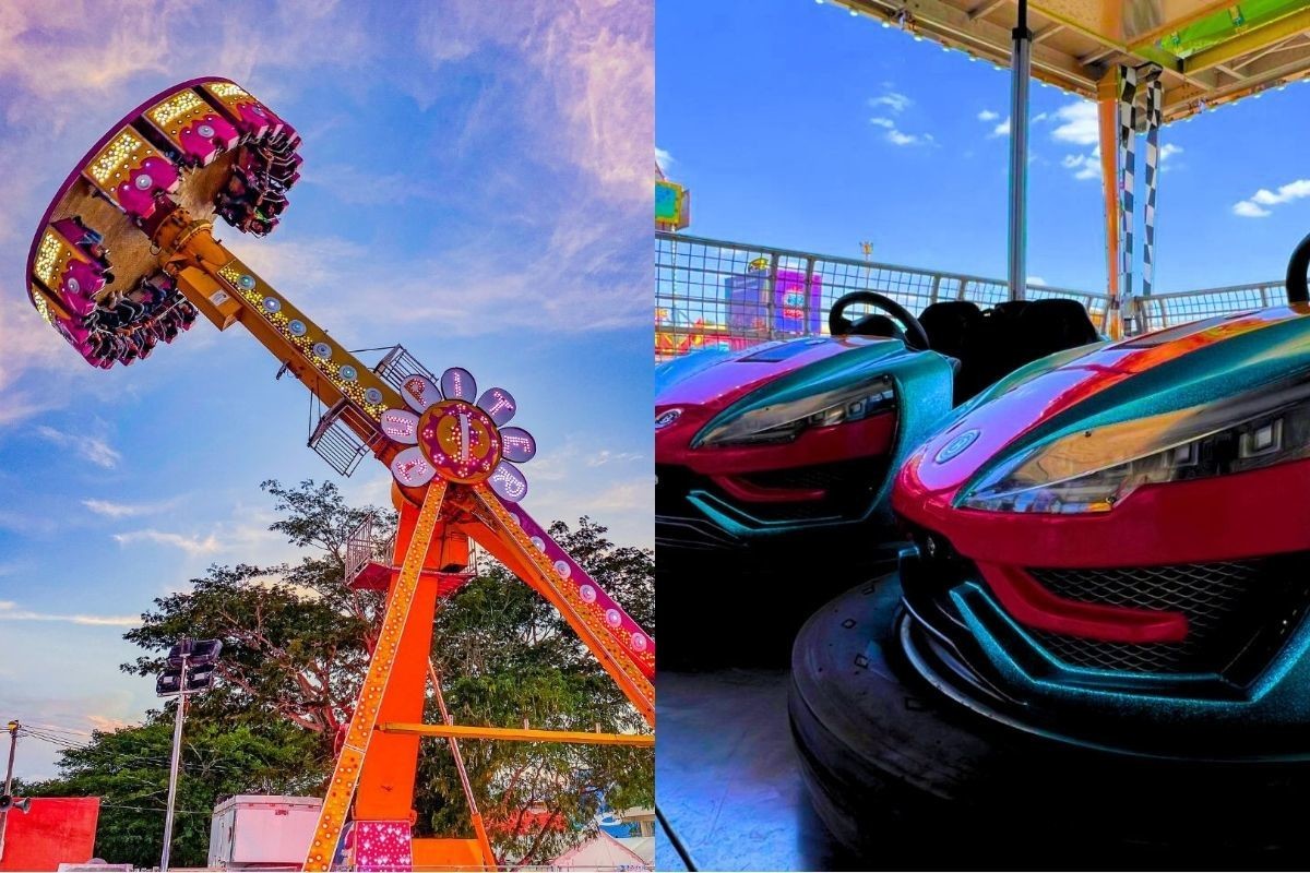 Juegos mecánicos en Feria Saltillo tendrán promoción Lunes y Martes con la pulsera mágica. Foto de Espectaculares García.