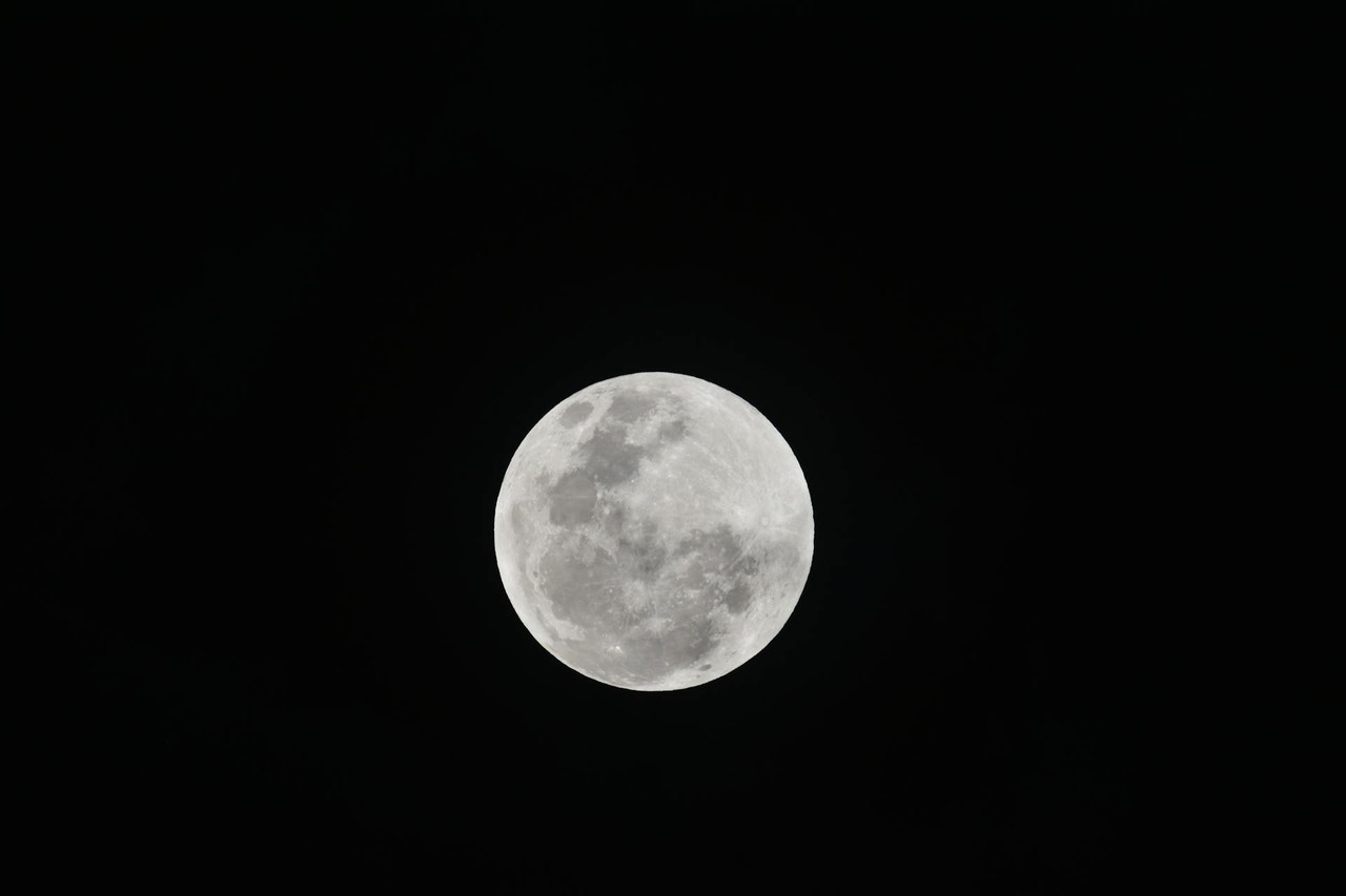 La Luna se encuentra a 385.000 km de la Tierra. Foto cortesía de Fernanda Gomez de la torre de Pexels