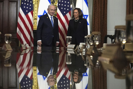 Kamala Harris presiona a Netanyahu por paz en Gaza