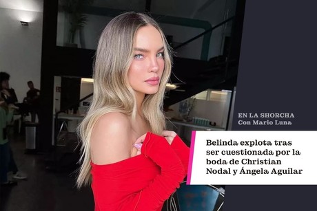 Belinda explota tras ser cuestionada por la boda de Nodal y Ángela Aguilar