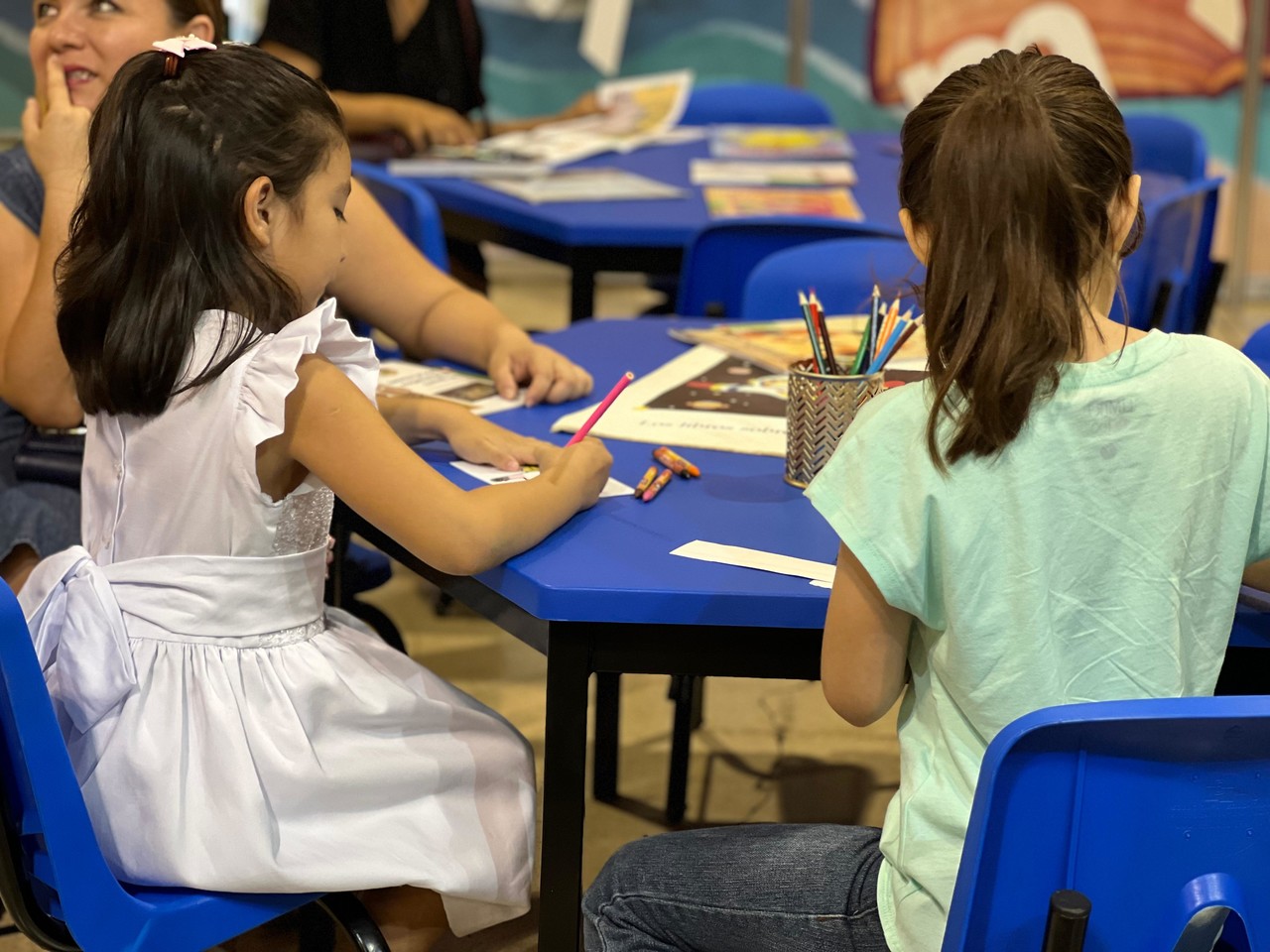 Alumnas del Centro Terapéutico y Educativo de Desarrollo Infantil CTEDI. Foto: Irving Gil.