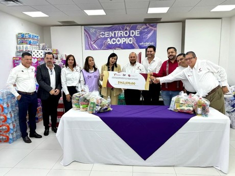 Secretaría General de Gobierno dona $142,570 al DIF Tamaulipas para damnificados