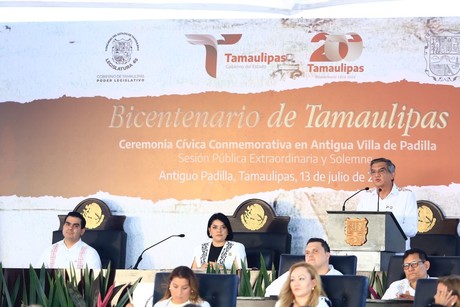 Conmemora Tamaulipas bicentenario del primer Congreso Constituyente