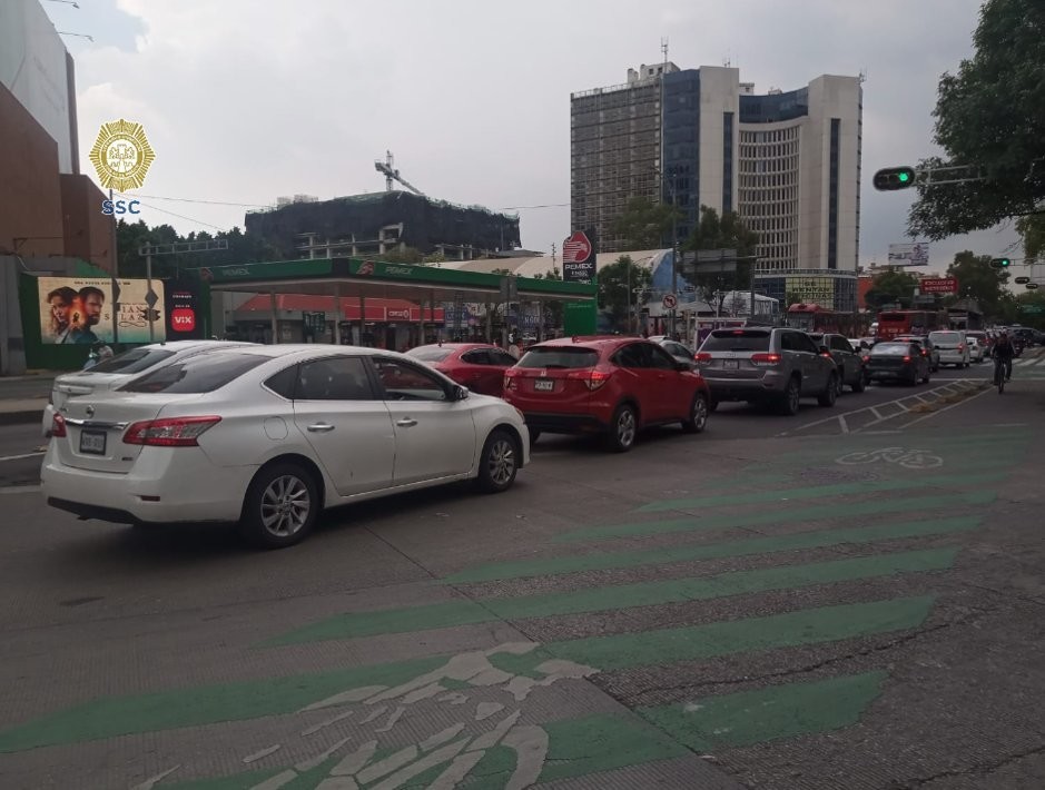 Av. Insurgentes. Foto: Archivo de @OVIALCDMX