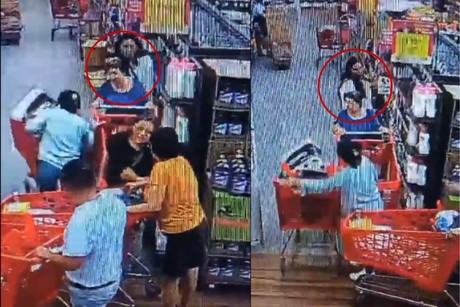 Llegan los 'montachoques' a supermercados de Nuevo León, graban robo en Soriana