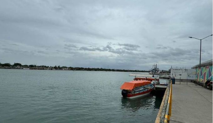 Muelle en el Río Pánuco. Foto: redes sociales