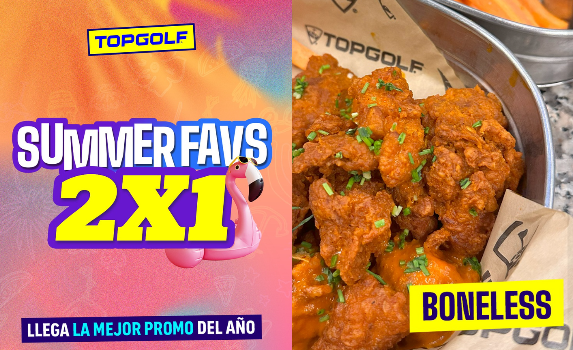 Promociones en TopGolf Monterrey. Foto: TopGolf Monterrey