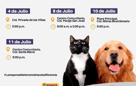 ¡Cuida la salud de tu mascota en el Municipio de García!
