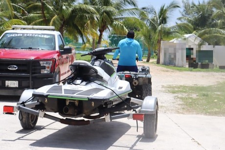 Recuperan motos acuáticas robadas en la costa de Yucatán