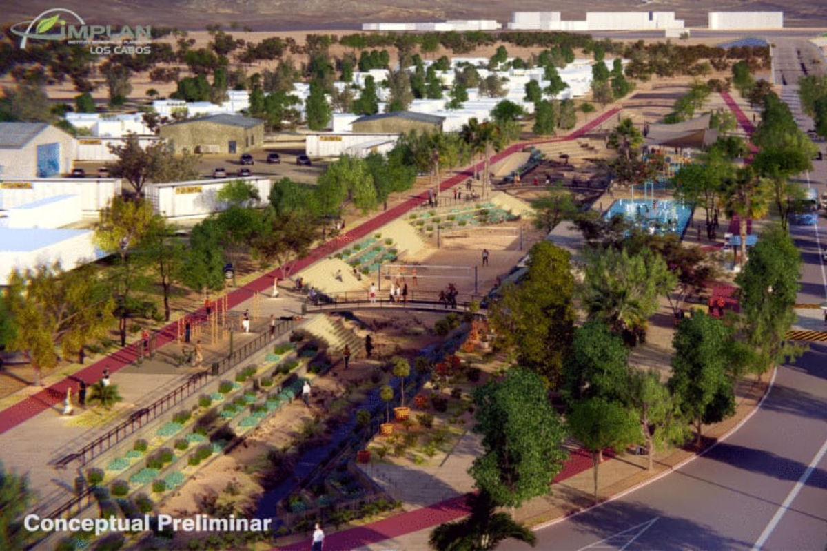 Proyecto Parque Integral Constituyentes  (PIC). Foto: Fois Los Cabos