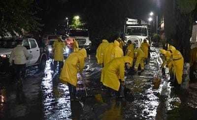 Naucalpan maneja inundaciones tras intensa lluvia. Foto: Ayuntamiento de Naucalpan