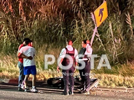 Fallece motociclista tras accidente vial en Guadalupe