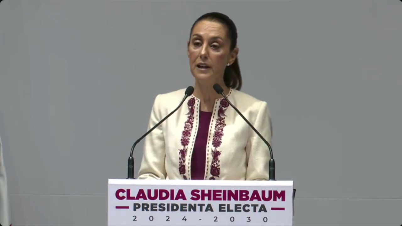 Claudia Sheinbaum.   Foto: Captura de pantalla