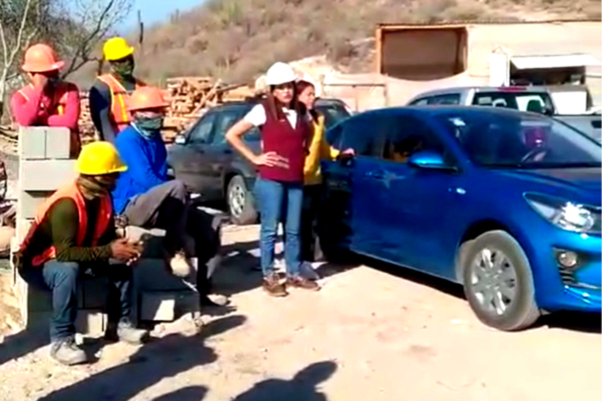 La entrega de la potabilizadora esta prevista para la última semana de agosto. Foto extraída de video en Facebook de Isaac Luzanilla