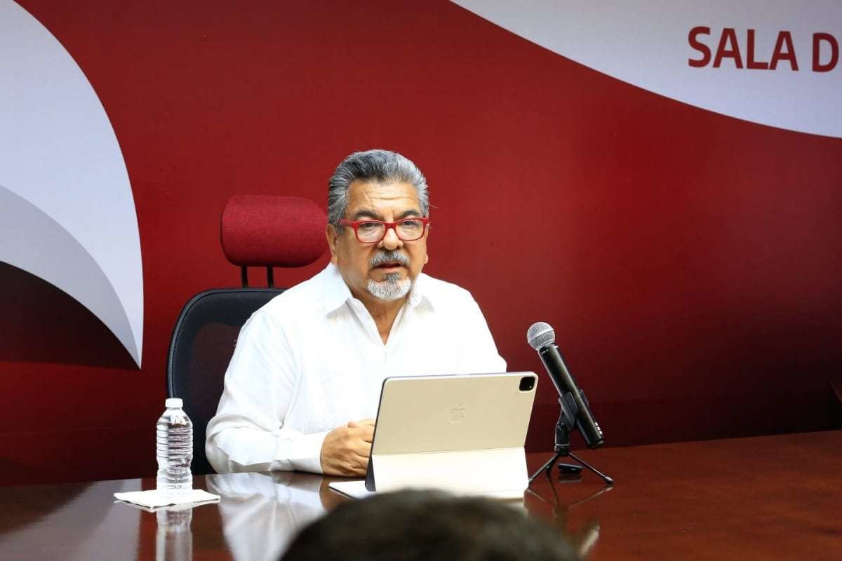 Jorge Cuéllar Montoya vocero de Seguridad de Tamaulipas. Foto: gobierno de Tamaulipas