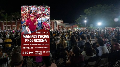 Morenistas de Progreso organizan protesta para defender su triunfo electoral