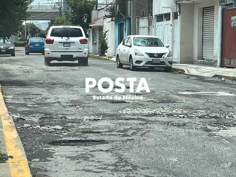 ¿Cuántos baches hay en Toluca? Alertan por trabajos para reparar vialidades