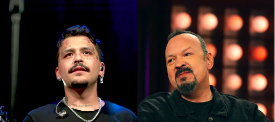 Christian Nodal externó la admiración que siempre le ha tenido como artista a Pepe Aguilar. Foto. Especial.