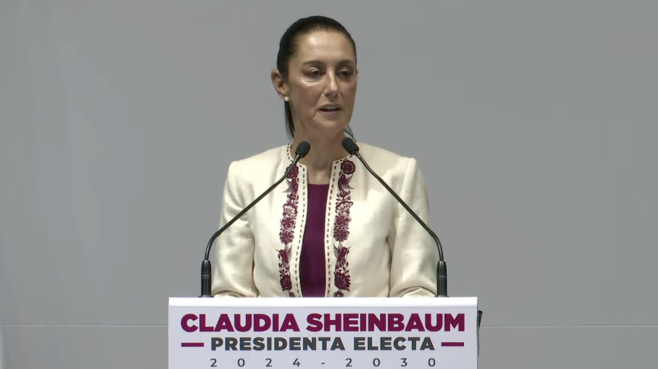 Claudia Sheinbaum festeja 'la Victoria del pueblo' en el Metropolitan