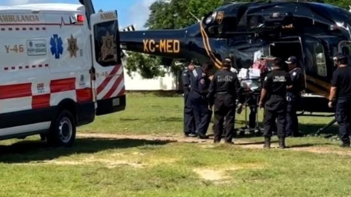 El hombre sufrió una grave fractura craneoencefálica Foto: Especial