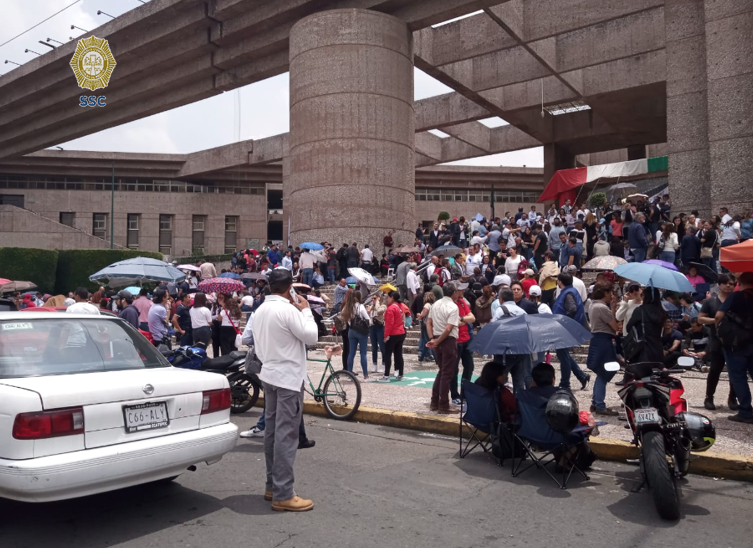 Concentración en Sede del Poder Judicial de la Federación. Foto: Archivo de @OVIALCDMX