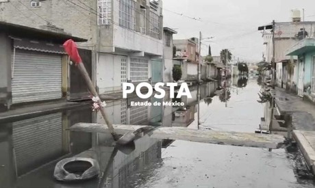 ¡Agua no para! Suspenden censo en Chalco por seguridad de trabajadores