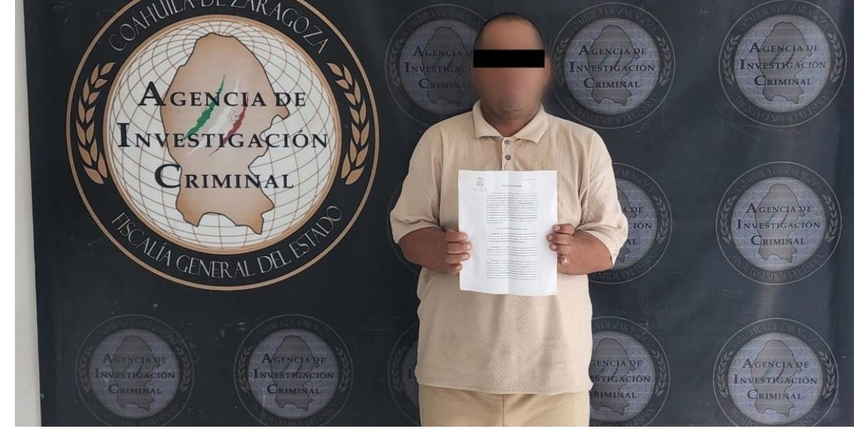 El detenido permanecerá recluido a disposición de un Juez de Control. (Fotografía: Fiscalía)