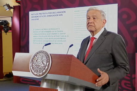 AMLO responde a Ken Salazar: 'Ningún país extranjero puede imponernos'