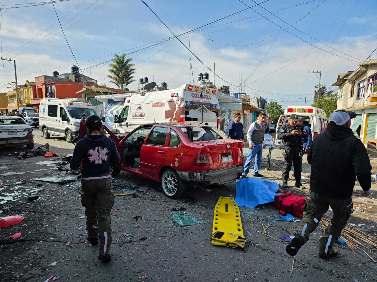 Siete personas ya fueron dadas de alta luego del accidente. Imagen: GEM