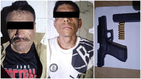 Guardia de Proximidad de Apodaca detiene a dos hombres tras tiroteo