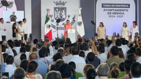 Cecilia Patrón Laviada toma protesta como Alcaldesa de Mérida