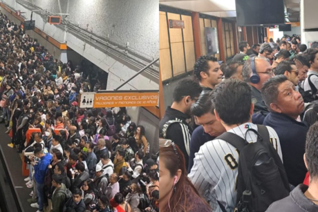 ¡El pan de todos los días! Usuarios reportan retrasos en Línea 7 del Metro CDMX