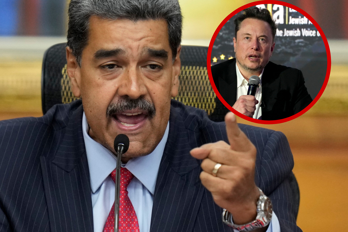 Durante un acto en el palacio presidencial de Miraflores en Caracas, Maduro anunció la medida y gritó ¡Fuera X por 10 días de Venezuela! ¡Fuera Elon Musk!. Foto: Especial.