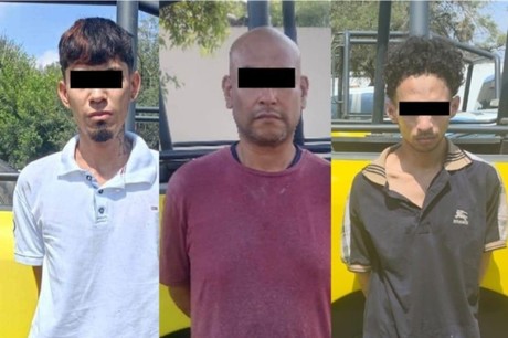 Detienen a tres hombres con droga en Monterrey