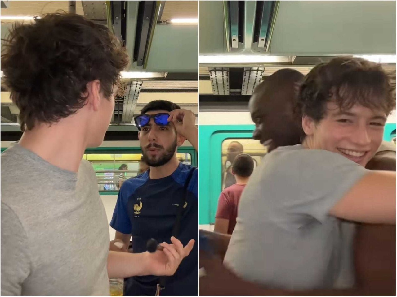 Entre las reacciones de las personas que se encontraban en el lugar hubo buenas y malas. Foto: Tiktok.