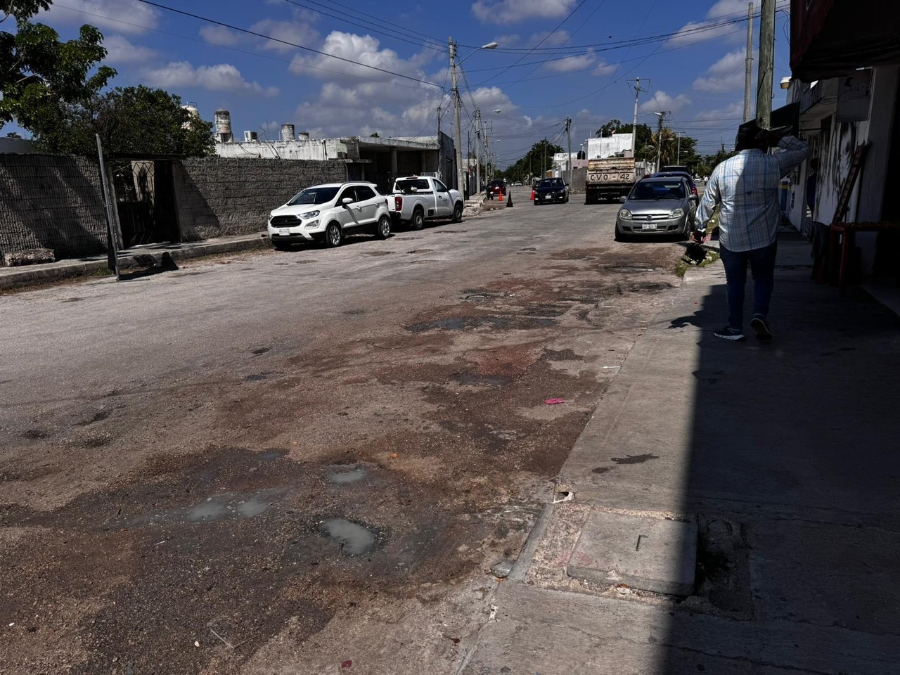 Calles y avenidas se ven afectadas por los baches Fotos: IRVING GIL