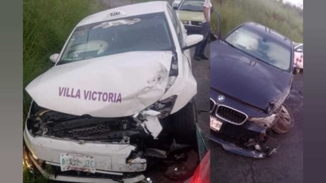 Dos heridos en accidente en la carretera Toluca-Villa Victoria