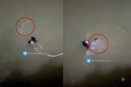 Policía fallece al intentar salvar a mujer en río (VIDEO)