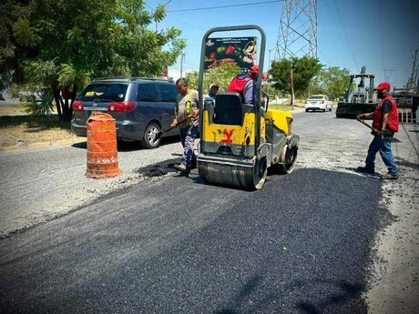 Francisco Treviño supervisa Programa Permanente de Bacheo en Juárez