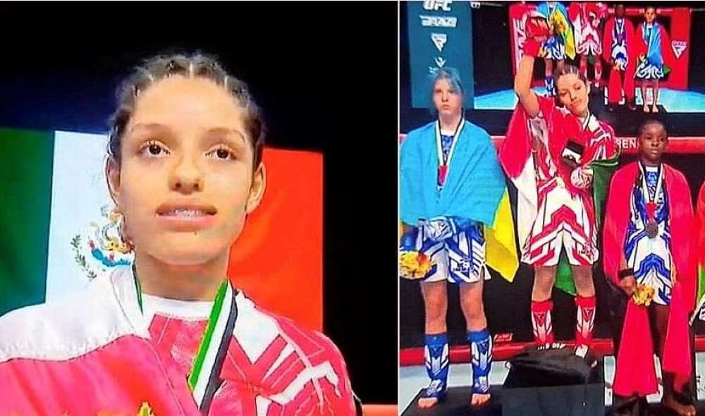 Wendy Lara ganó la Medalla de Oro en el Campeonato Mundial Juvenil IMMAF 2024. Foto Conade