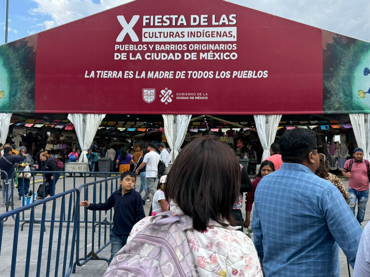 Fiesta de Culturas Indígenas en el Zócalo.     Foto: Alejandro Godina