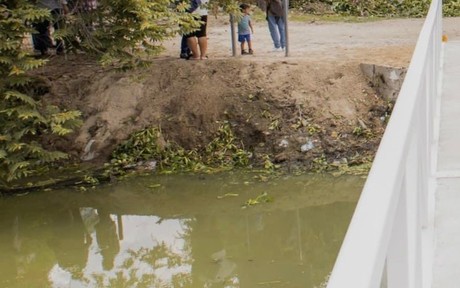 Focos de infección por laguna infestada de aguas negras de Comapa Sur