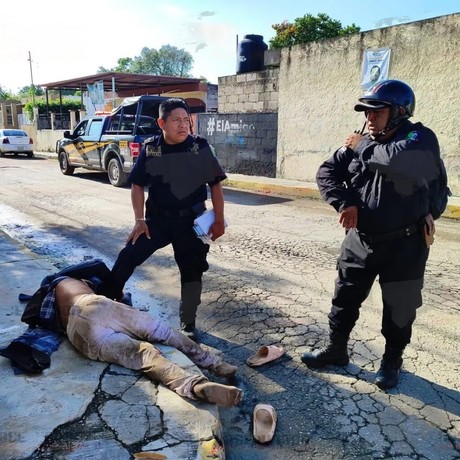 El payaso 'risitas' es encontrado con golpes y tirado en calles de Tizimín